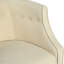 Fauteuil d'appoint rembourré capitonné