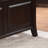 Elegant Transitional Queen Bed In Cappuccino