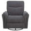 Fauteuil oscillant inclinable électrique pivotant gris anthracite Adler-118377016