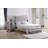 Sleek Silver Champagne Contemporary Bed(Only Bed)