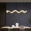 3000K LED Gold Modern Linear Pendant Light Fixture