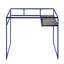 Bureau Yasin avec plateau en verre et finition bleue-1664631941