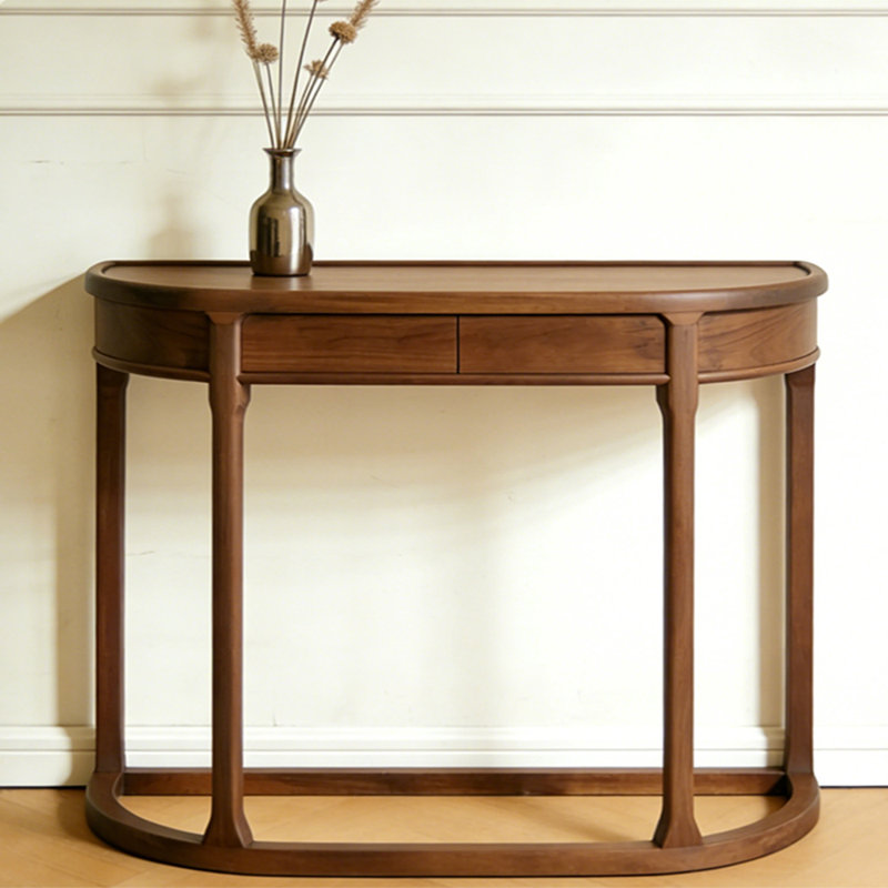 Console de style chinois rétro simple brun