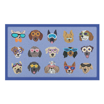 Sherron Non-Slip Animal Print Doormat