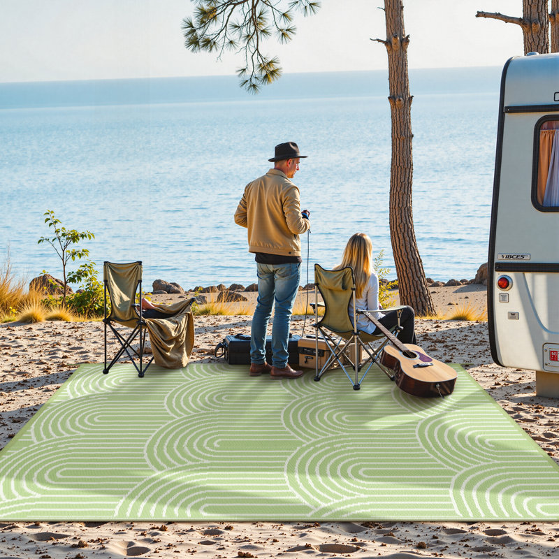 Botho Outdoor Rug Patio Waterproof Reversible Camping Rugs Plastic Straw Rv Rugs for Outside Under Awning Portable Lightweight Carpet for Backyard
