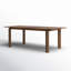 Table de salle à manger extensible en bois de frêne sahire sahire