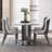 Modern Luxury Rectangular Rock Slab Dining Table-107240184