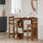 Esstisch Bar Table with Storage Rack 100x48x101.5 cm-105676053
