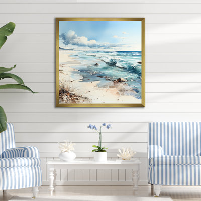 Ocean Charm In Winter I - Ocean Wall Art For Living Room