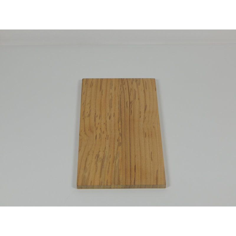 Garniture latérale de terrasse teck, H 0,38 po x l 5,75 po x P 12 po