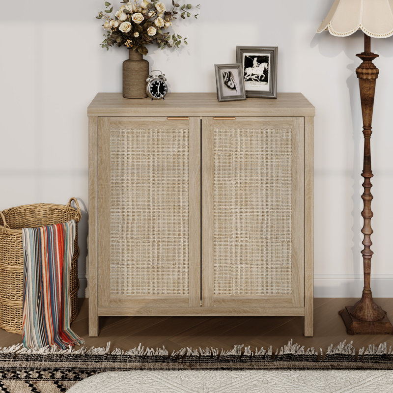 Buffet 34,3 po Safura, Chêne clair naturel, 1