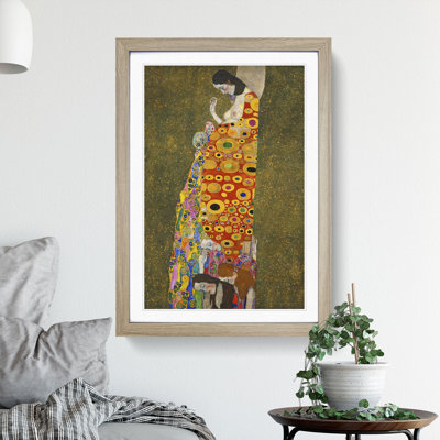 Hope Ii by Gustav Klimt - Picture Frame Painting