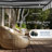 Semi-Cassette Patio Awning with LED Lights - Moroccan Collection -54833131-54833133