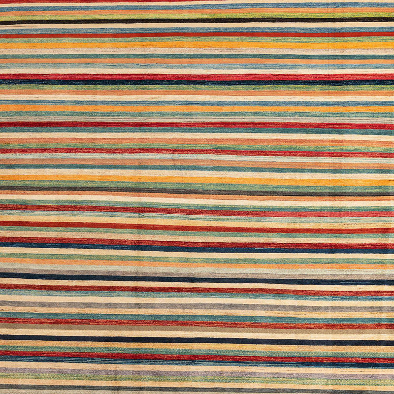 Tapis abstrait 4126, Carré 8 pi