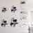 Elegant Monochrome Woman and Flora Modern Abstract Wall Accent Sculpture Hanging Decoration Metal Wall Decor-124837991-124837989
