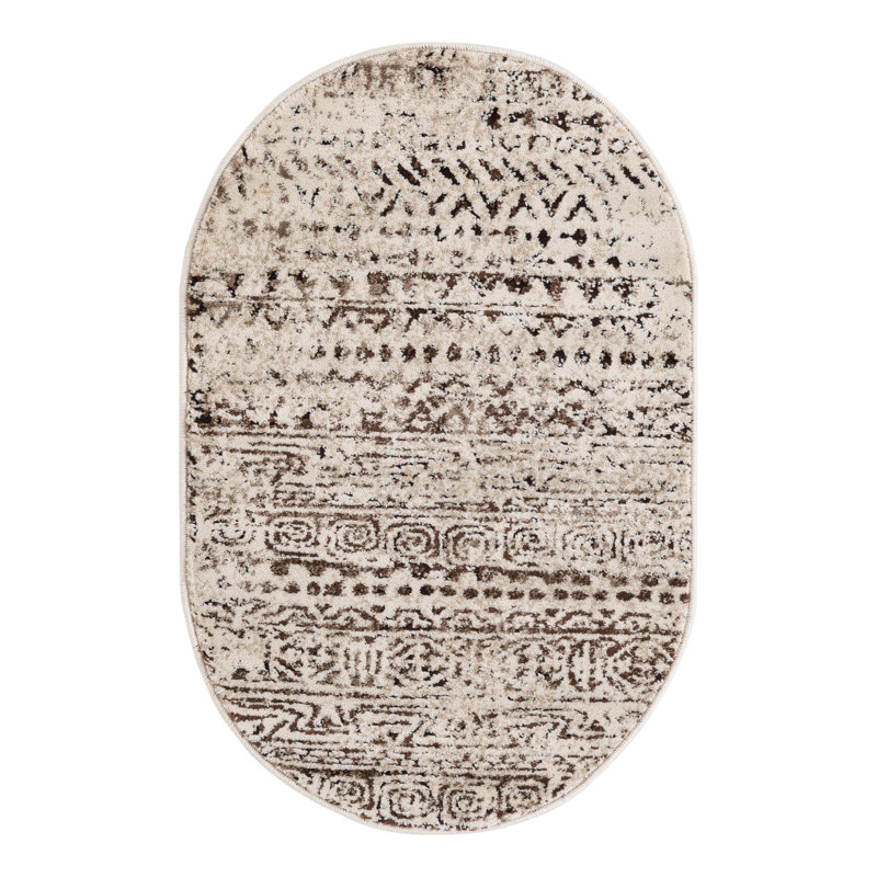 Oakhill Moroccan Indoor Rug, Oval 2' x 3'