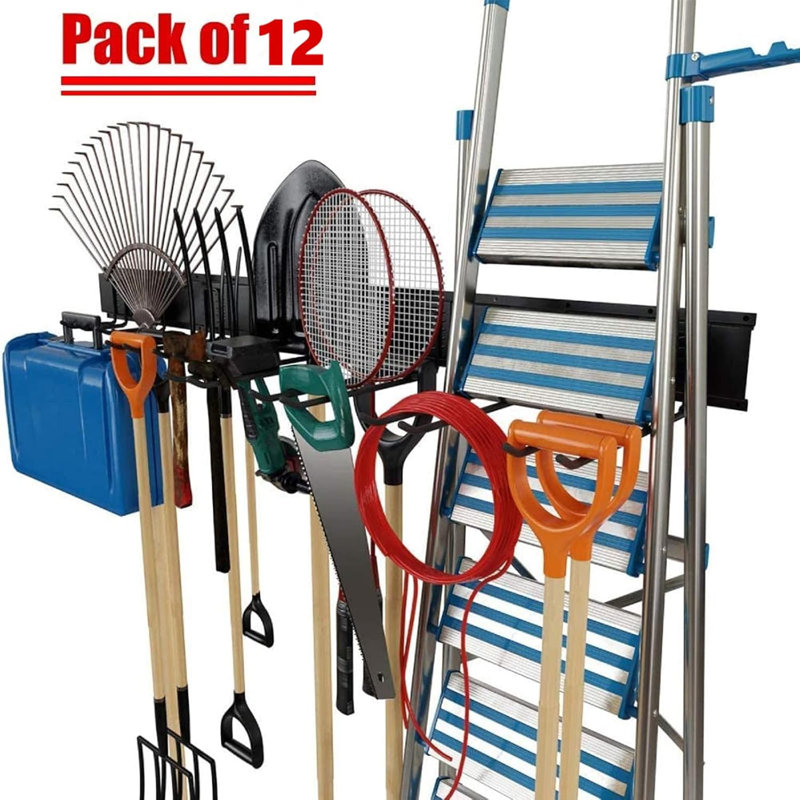 Support à outils pour outils, fixation murale de garage en acier robuste