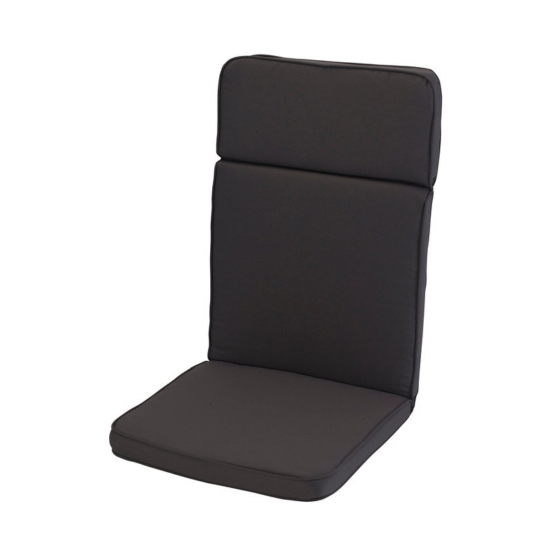 Garden Seat/Back Cushion, Charcoal Gray