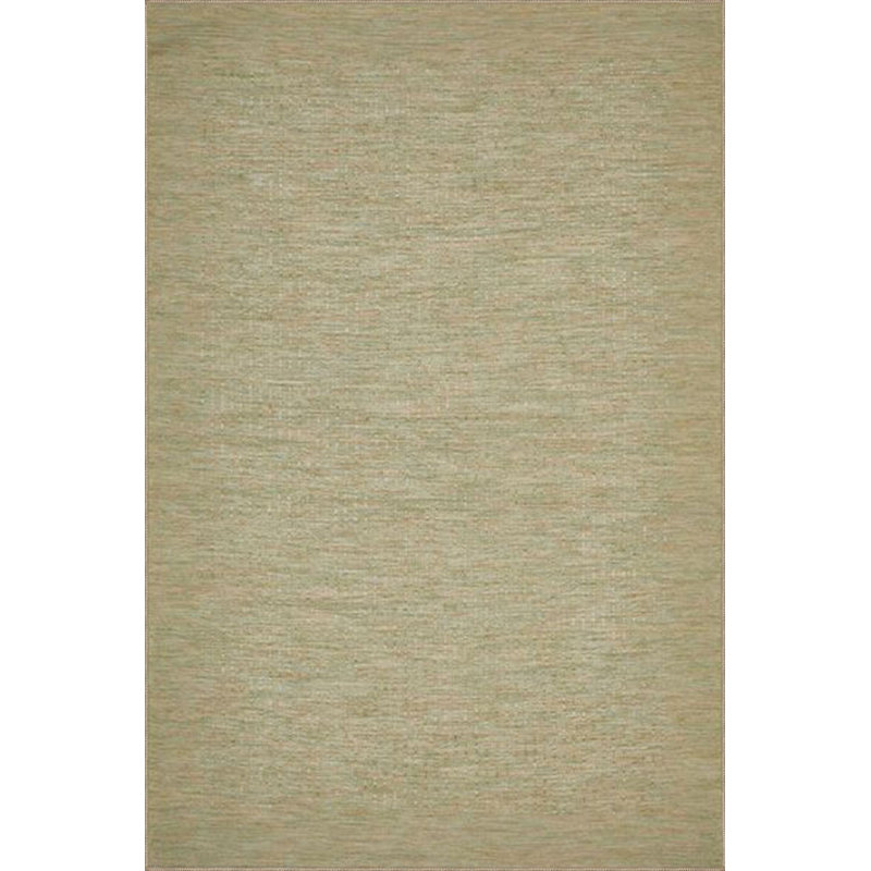 Tapis tissé uni lavable à la machine avec paille, Sous-tapis rond 3 pi 3 po inclus