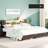 Metal Bed Frame With Headboard,2 Cabinets With Doors, LED Lights And USB Ports, Large Storage Space-151041726-151041723