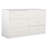 6-Drawer Dresser With Large Fabric Drawers, White-1167081147