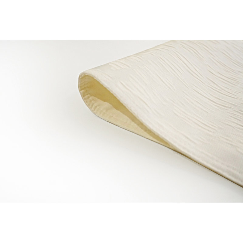 Polyester Abstract Rectangle Placemat, Ivory