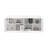 Griffin 62" Modern 6-Shelf Sideboard in White-116172299