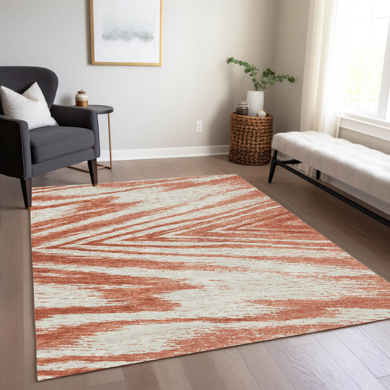  Machine Washable Indoor/Outdoor Chantille ACN876 Black Rug, Rectangle 9' x 12'