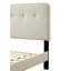 Grand lit tapissier avec port, tête de lit en tissu dans une boîte, 81,78 po Profondeur, largeur de 63,85 po, hauteur de 42,04 po, poids de 71,04 lb, charge