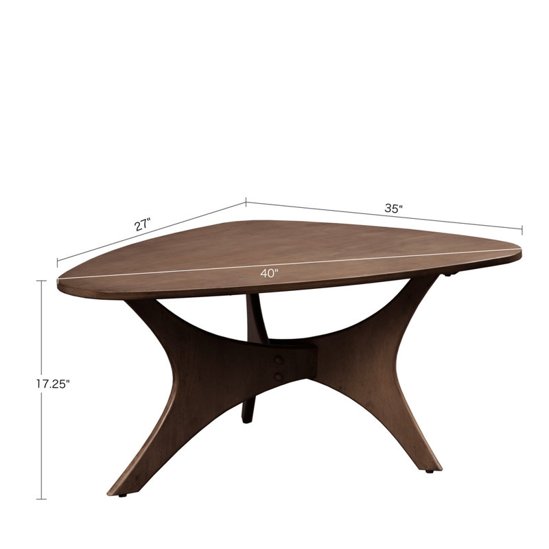 Table basse Luminous Triangle Wood