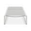 Chaise longue d'extérieur réglable 5 pièces à 5 niveaux, structure en aluminium durable et filet en textilène, pour patio / bord de piscine-1005048096