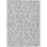 10' X 14' Silver And Ivory Geometric Washable Indoor Outdoor Area Rug