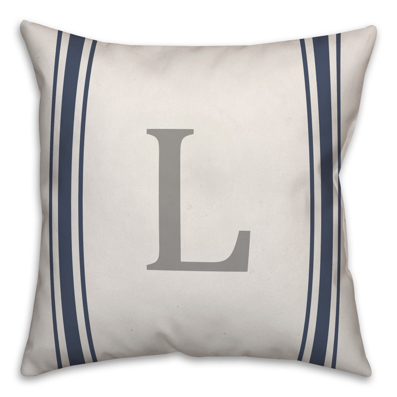 Reversible Throw Pillow, L