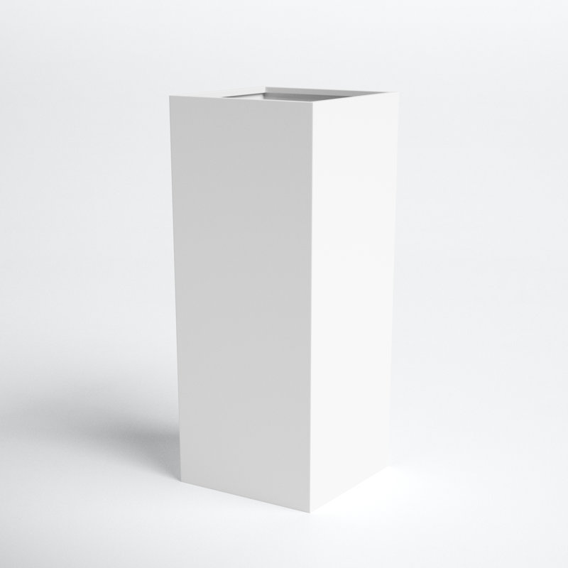 Isabelle Metal Planter Box, 32" H x 14" W x 14" D