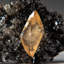 Home Décor Golden Calcite on Sphalerite Matrix