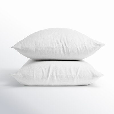 Taie d'oreiller en percale biologique froissé