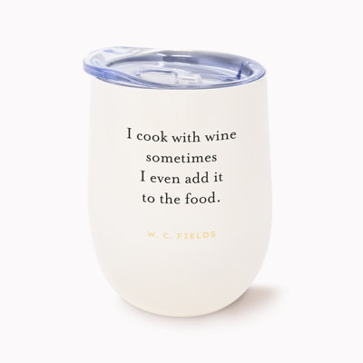 Stainless Steel Wine Tumbler, W.C. Fields