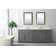 Zoila 84'' Double Bathroom Vanity with Quartz Top