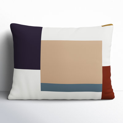 Salud Geometric Indoor/Outdoor Reversible Throw Pillow
