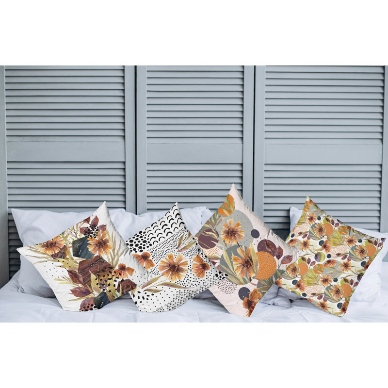 Ensemble de housse de coussin 4 pièces Seasonal Foliage, 20 po X 20 po