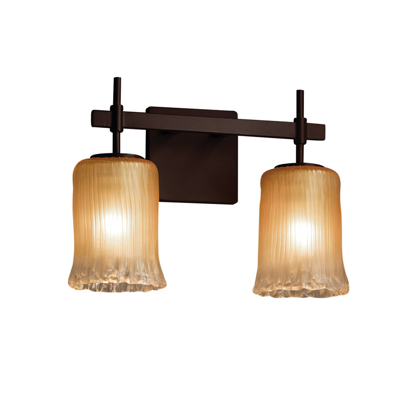 Leroux 2 - Light Vanity Light, Brushed Nickel, Whitewash