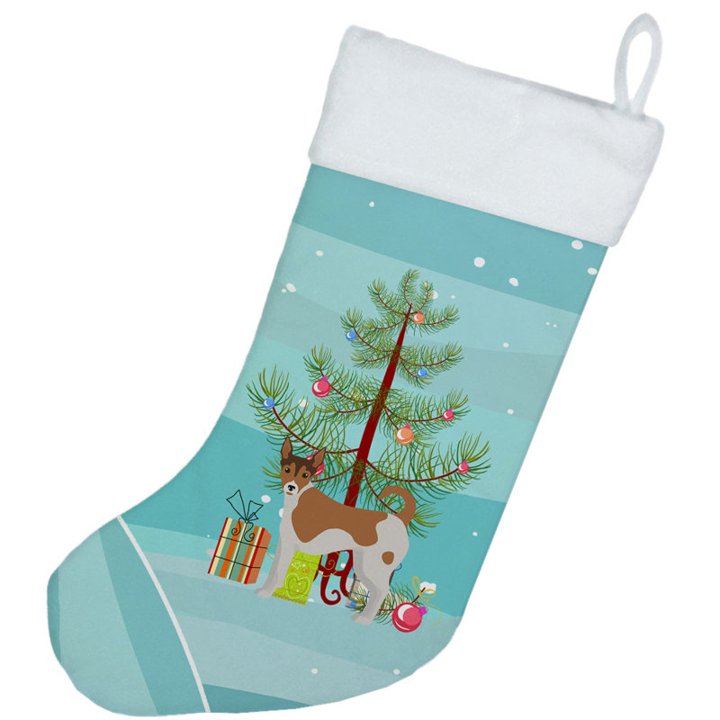 Chaussette de noël joyeux de noël, Terrier de Tenterfield