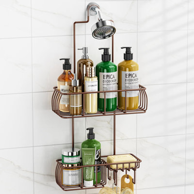 Shower Caddy Hanging Anti-Swing Over Head