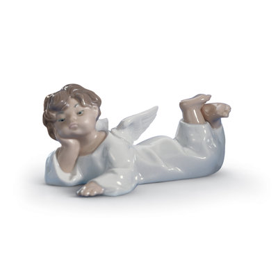 Figurine ange allongé