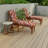 72" x 22" Outdoor Chaise Lounge Cushion with Ties and Loop-1429093210