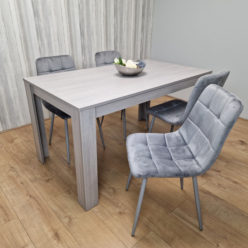 Mirsada 4 - Person Dining Set, 75 x 140 x 80 cm