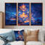 Coryon - ensemble d'art mural abstrait paysage-108315790-108315796