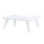 Table basse moderne en marbre blanc imitation moderne. Bureau d'ordinateur en bois massif peint en aérosol, forme de nuage pour vous offrir une nouvelle expérience. W1512P287489