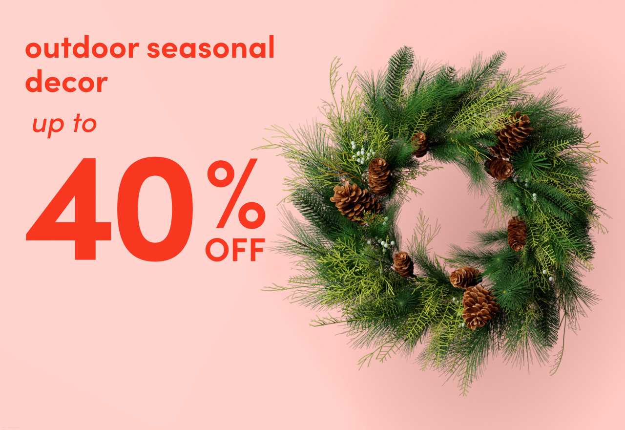 outdoor seasonal decor clearance