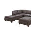 Fauteuil capitonné en similicuir respirant 1pc